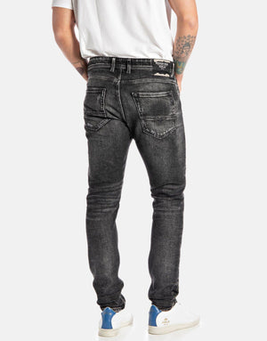 Replay Johnfrus Broken Edge Jeans Black Wash