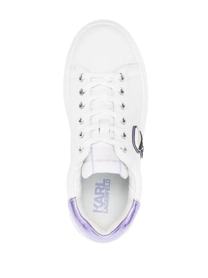 Kapri Karl Ikonik purple sneakers